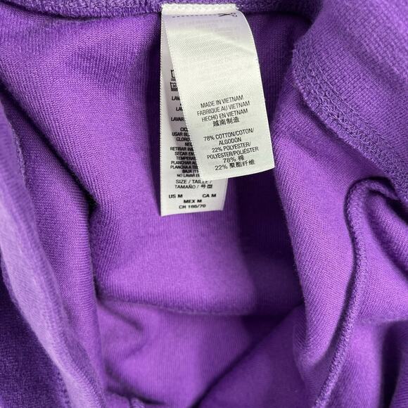 VTG Juicy Couture Purple Velour Track Pant Sz M Ultra LowRise Y2K Rhinestone 00s - Picture 11 of 13